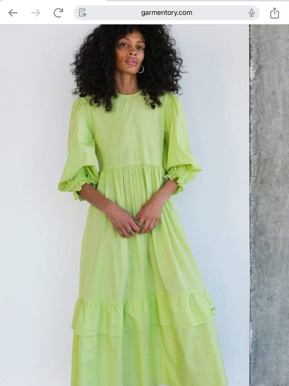 TOIT VOLANT  100% cotton summer ,whimsical,tropical ,vacation midi dress SZ CS/S